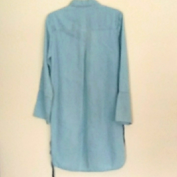 Chelsea & Violet Chambray Midi Shift Dress SZ XS - Picture 7 of 10